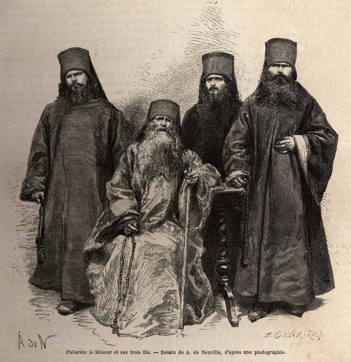 Philarete Ushka ، المعروف باسم عامل المنجم بواسطة فنان غير معروف