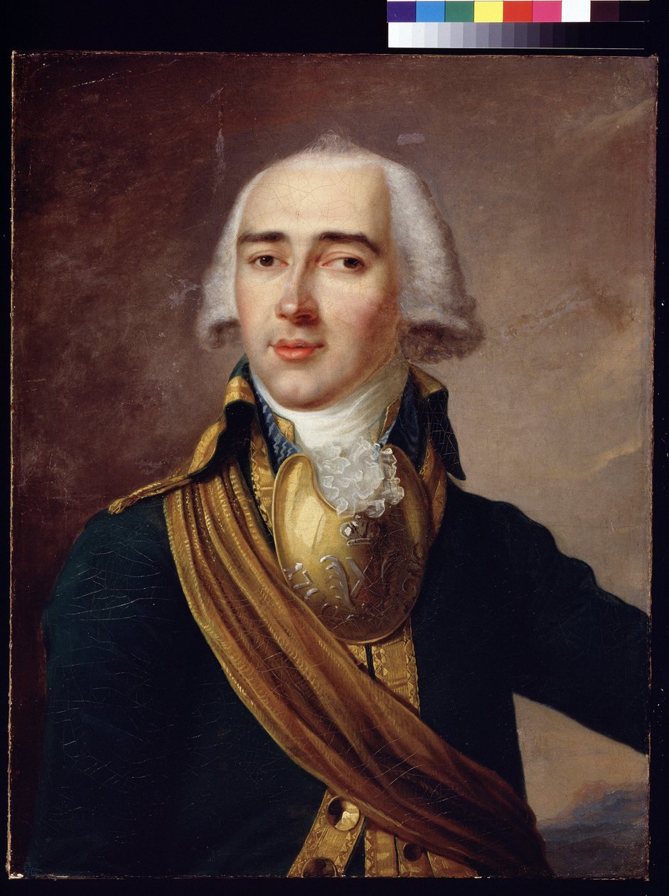 صورة للشاعر إيفان ديميترييف (1760-1837) (صورة للشاعر إيفان ديميترييف). لوحة مجهولة. زيت على قماش ، 65 × 50.4 سم ، حوالي 1790. الكلاسيكية. متحف الدولة للتاريخ ، موسكو. بواسطة فنان غير معروف