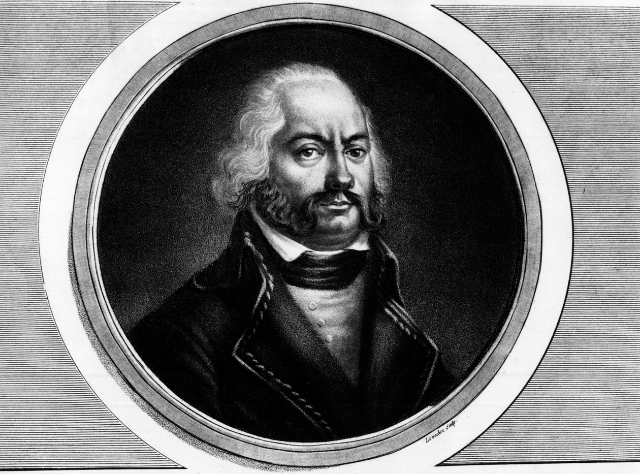 صورة لآدم فيليب ، إيرل كوستين (1740 - 1793) ، الجنرال الفرنسي. نقش في "" مجموعة كاملة من اللوحات التاريخية للثورة الفرنسية ، في ثلاثة مجلدات "" "1804. بواسطة فنان غير معروف