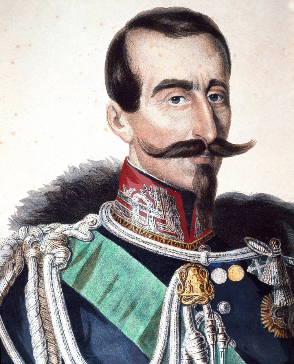 Portrait of Alfonso Ferrero, Marquis de La Marmora (1804-1878), Italian General and Politician بواسطة فنان غير معروف