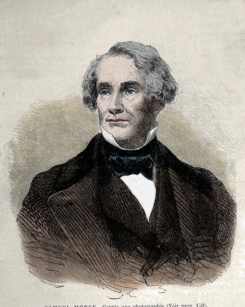 صورة للمخترع الأمريكي صموئيل فينلي بريز مورس (1791-1872). بواسطة فنان غير معروف