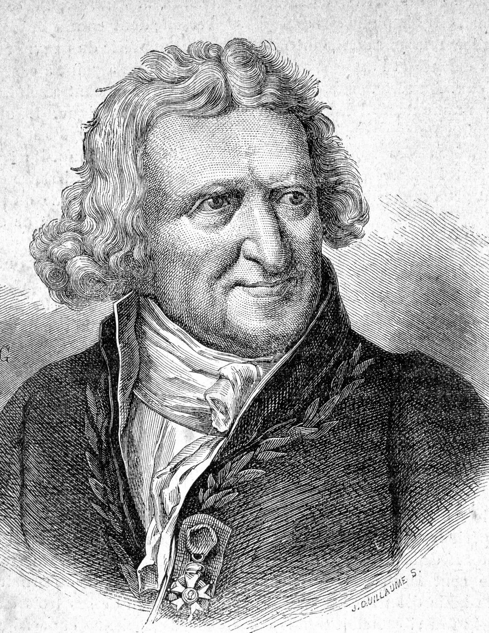 صورة أنطوان أوجستين بارمنتييه (1737 - 1813) ، الصيدلاني العسكري والمهندس الزراعي الفرنسي - في "" المعاصرون "، أواخر القرن التاسع عشر. بواسطة فنان غير معروف