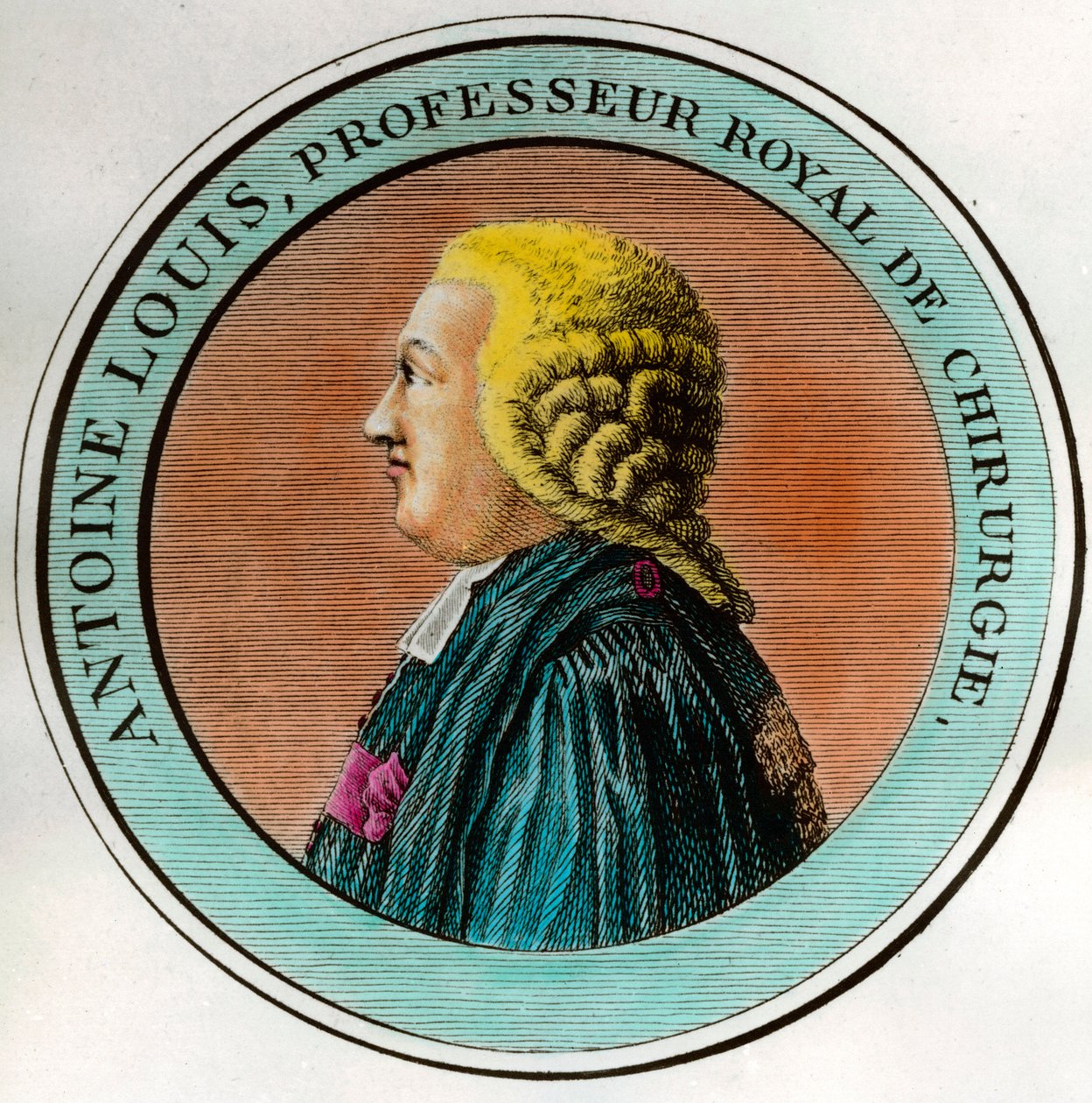 Portrait of Antoine Louis (1723-1792) Royal Professor of Surgery, Secretary of the Royal Academy of Surgery Engraving of the 18th century Private Collection بواسطة فنان غير معروف