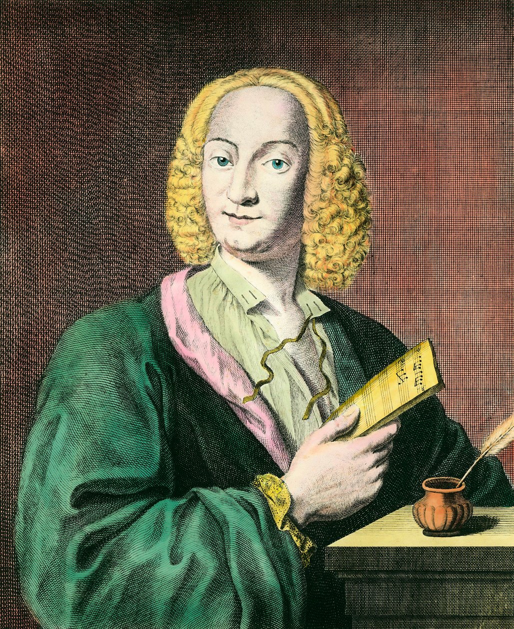 صورة أنطونيو فيفالدي (1678-1741) ، ملحن إيطالي. نقش القرن الثامن عشر. مجموعة خاصة بواسطة فنان غير معروف