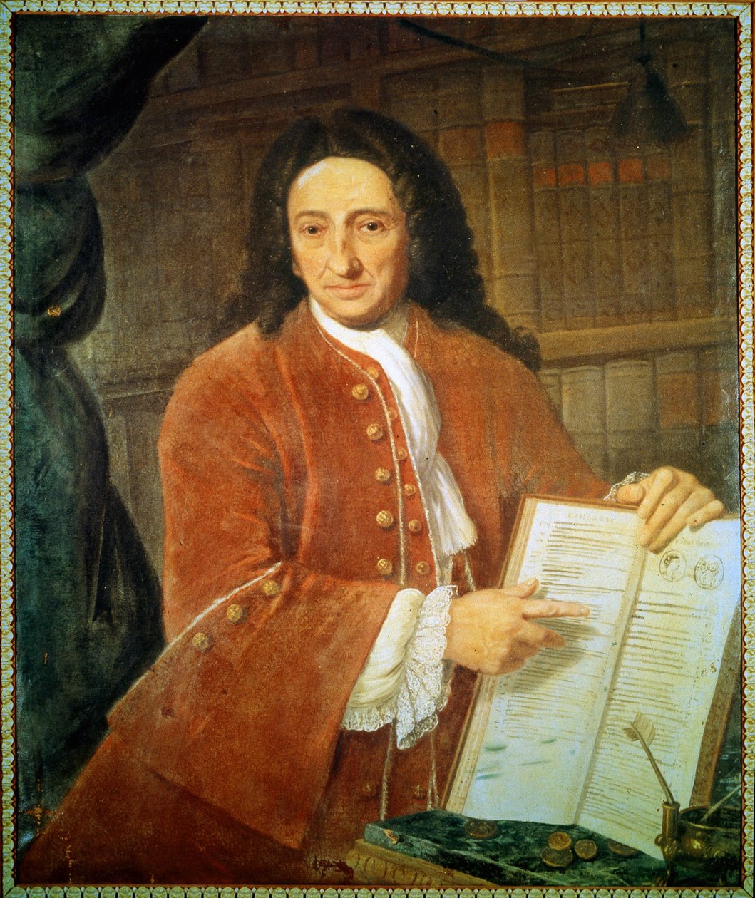 صورة لأبوستولو زينو (1668 - 1750) ، كاتب أغاني وشاعر. بواسطة فنان غير معروف