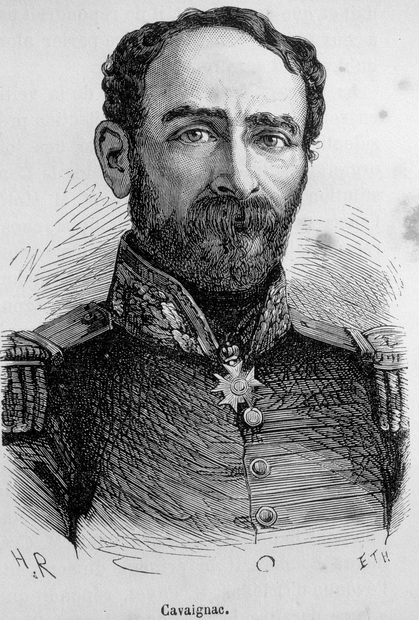 صورة لكافينياك (1802-1857) ، سياسي وعامة فرنسي بواسطة فنان غير معروف