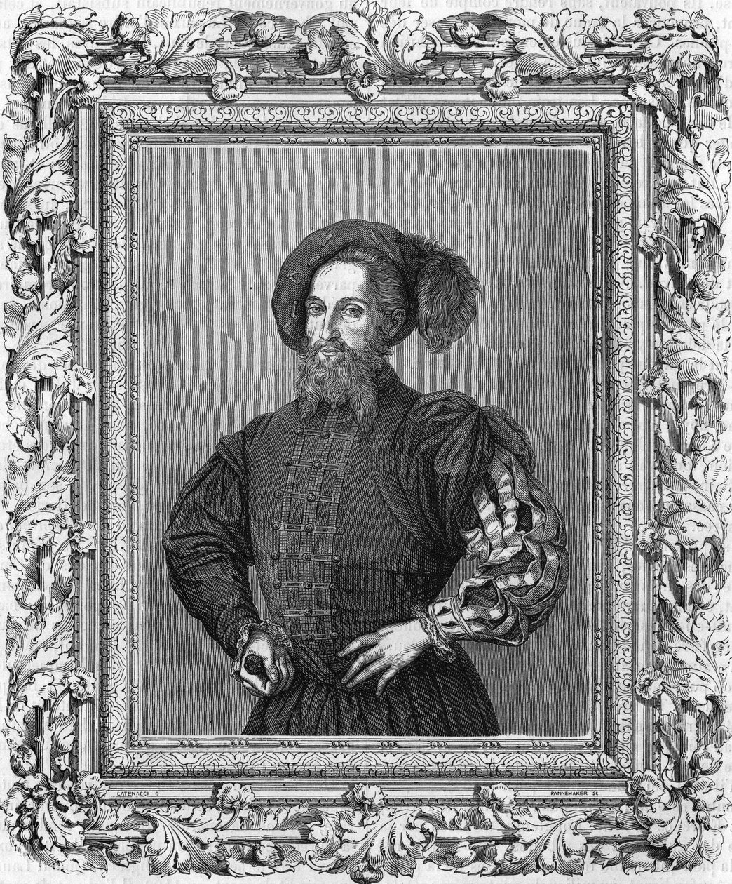 صورة سيزار (سيزار) بورجيا (1475-1507). بواسطة فنان غير معروف