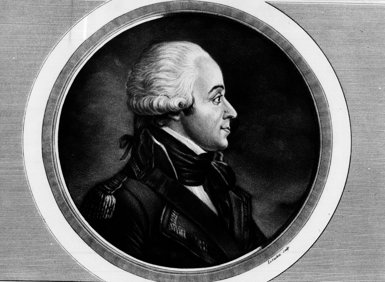 Portrait of Charles Francois Dumouriez (1739-1823), Minister of Foreign Affairs. Engraving in “” Complete collection of historical paintings of the French revolution, in three volumes.””” 1804. بواسطة فنان غير معروف