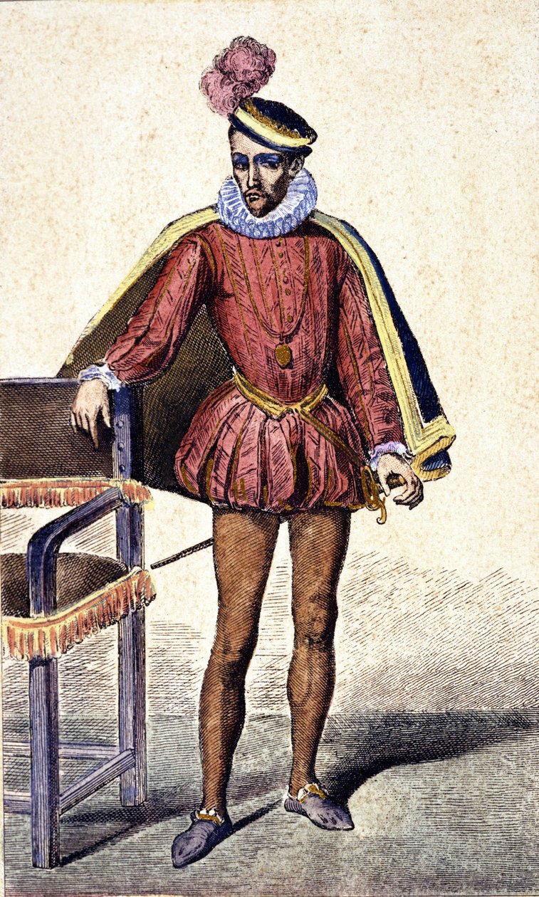 صورة لتشارلز التاسع (1550 - 1574) ، ملك فرنسا. بواسطة فنان غير معروف