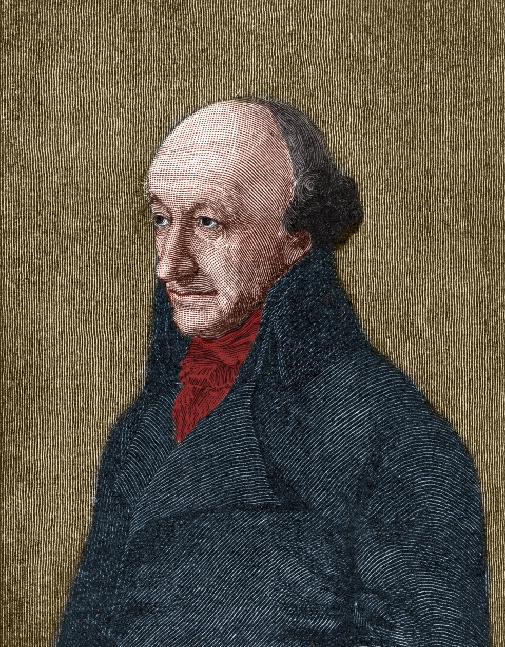 صورة لكريستوف مارتن ويلاند (1733-1813) شاعر ومترجم ومحرر ألماني. بواسطة فنان غير معروف