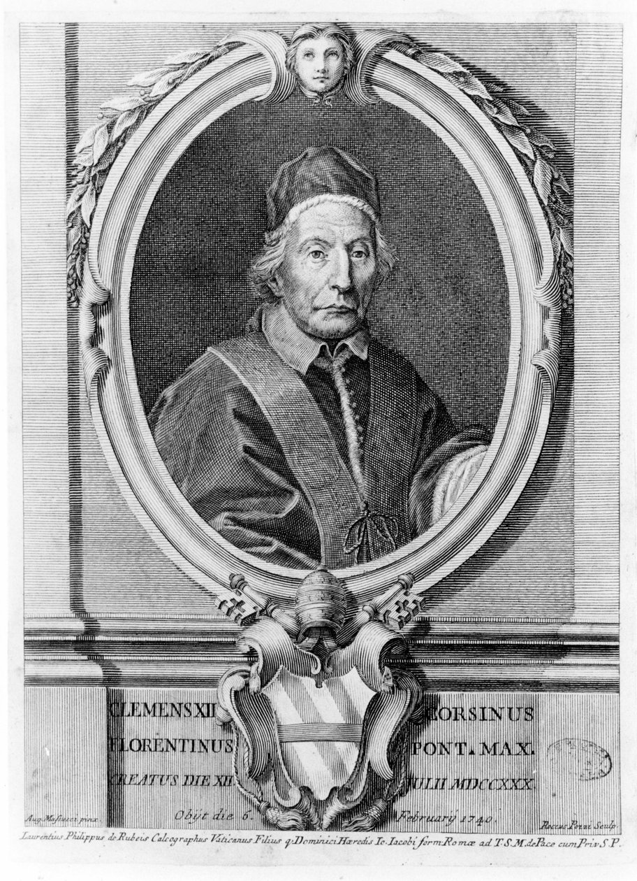 صورة كليمنت الثاني عشر (1652 - 1740). بواسطة فنان غير معروف