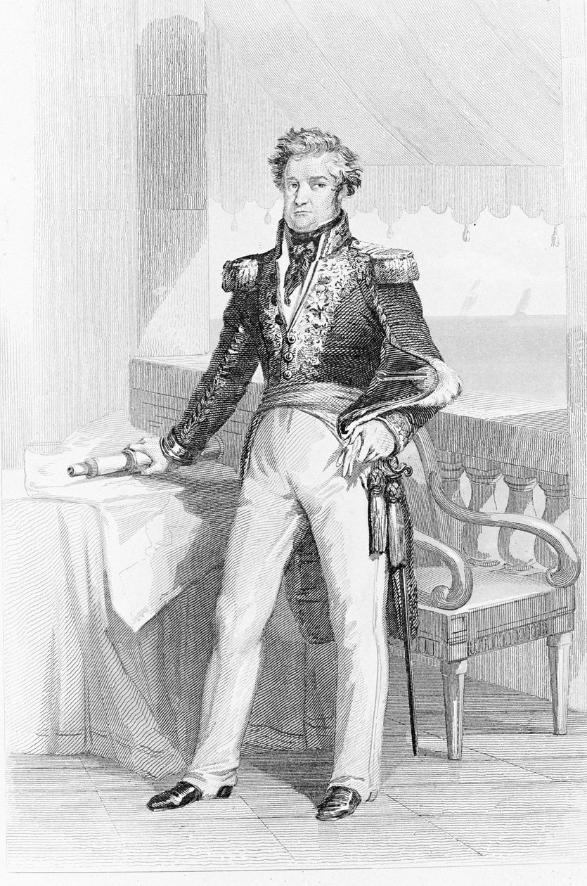 صورة دومون دورفيل (1790 - 1842). بواسطة فنان غير معروف