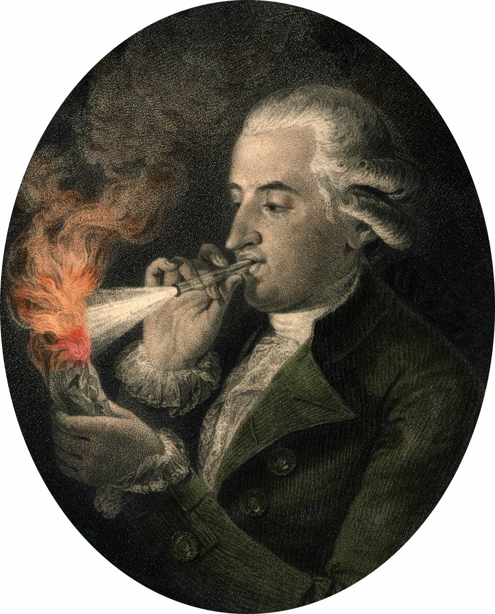 صورة لفرنسوا بيلاتر دي روزير (1756-1785) ، الكيميائي والملاح الفرنسي. بواسطة فنان غير معروف