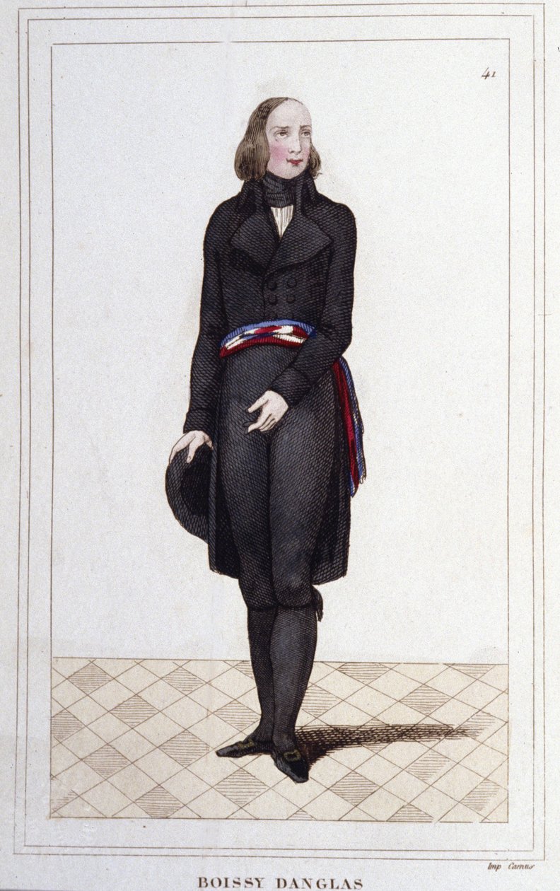 صورة لفرنسوا أنطوان ، كونت بواسي دانجلاس (1756-1826) ، سياسي فرنسي بواسطة فنان غير معروف