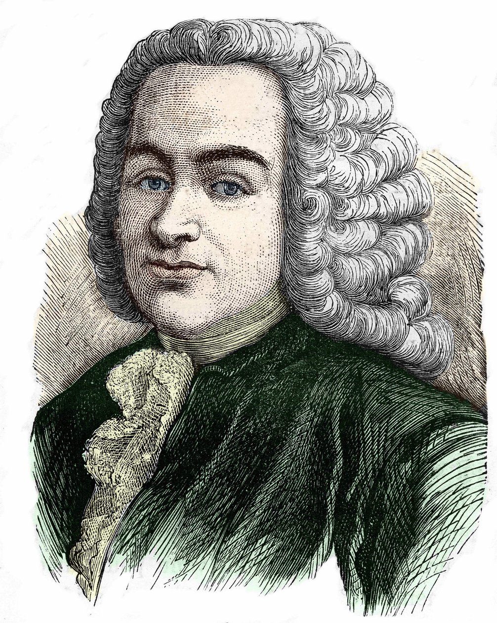 صورة للطبيب والاقتصادي الفرنسي فرانسوا كيسناي (1694-1774). بواسطة فنان غير معروف