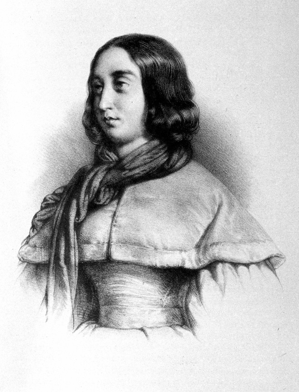 صورة لجورج ساند (Aurore Dupin ، Baronne Dudevant) (1804-1876). بواسطة فنان غير معروف
