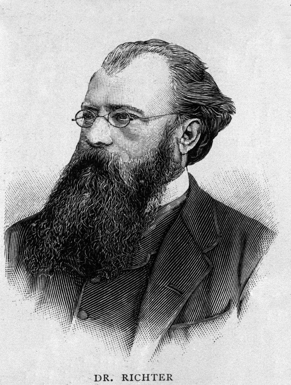 صورة للقائد الألماني هانز ريختر (1843 - 1916). بواسطة فنان غير معروف