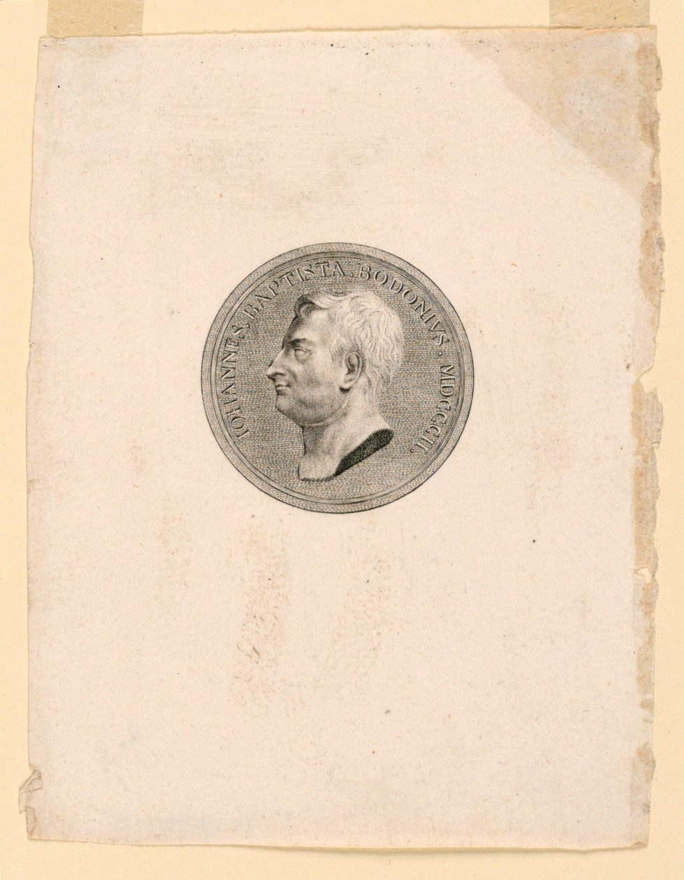 صورة جيامباتيستا بودوني (1740-1813) بواسطة فنان غير معروف