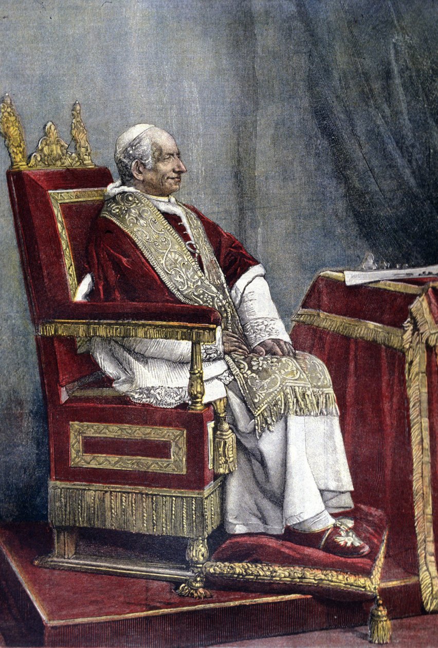صورة لجيوشينو بيكسي ، ليو الثالث عشر (1810 - 1903) ، 254 البابا (1878 - 1903) بواسطة فنان غير معروف