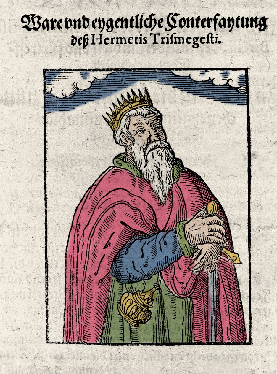 صورة هيرميس Trimegiste (Trismegistus) ، المنجم ، بواسطة فنان غير معروف
