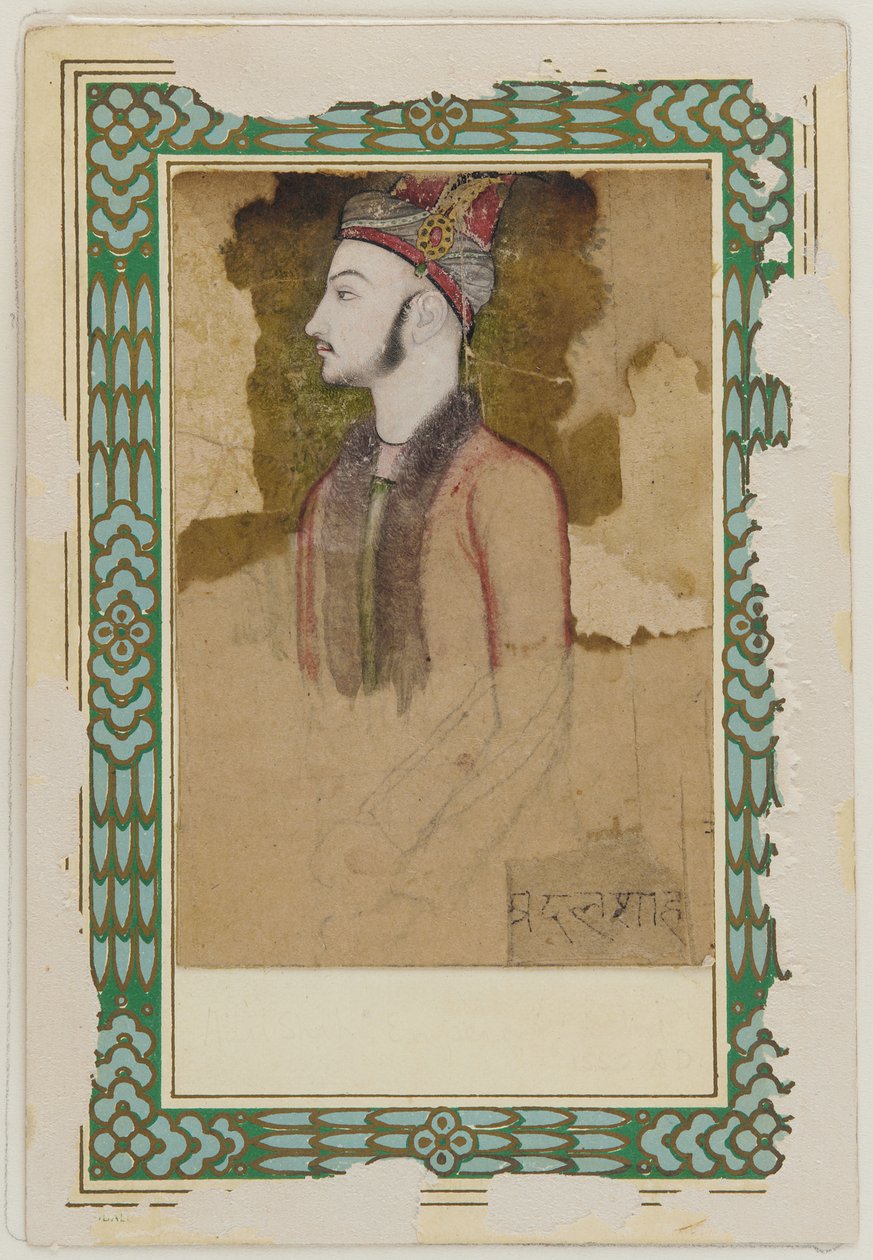 صورة لإبراهيم عادل شاه الثاني ، من بيجابور (ت 1626) (؟) بواسطة فنان غير معروف