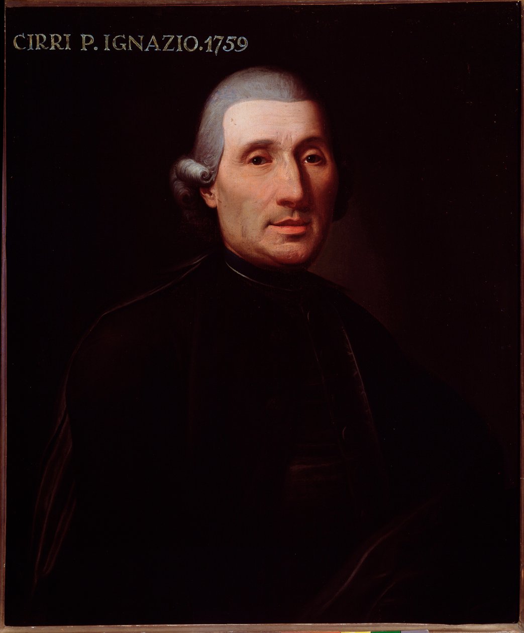 صورة لإيجناسيو سيري (1711-1787) الملحن الإيطالي لوحة مجهولة. القرن ال 18. بولونيا ، متحف ببليوغرافي مدني بواسطة فنان غير معروف
