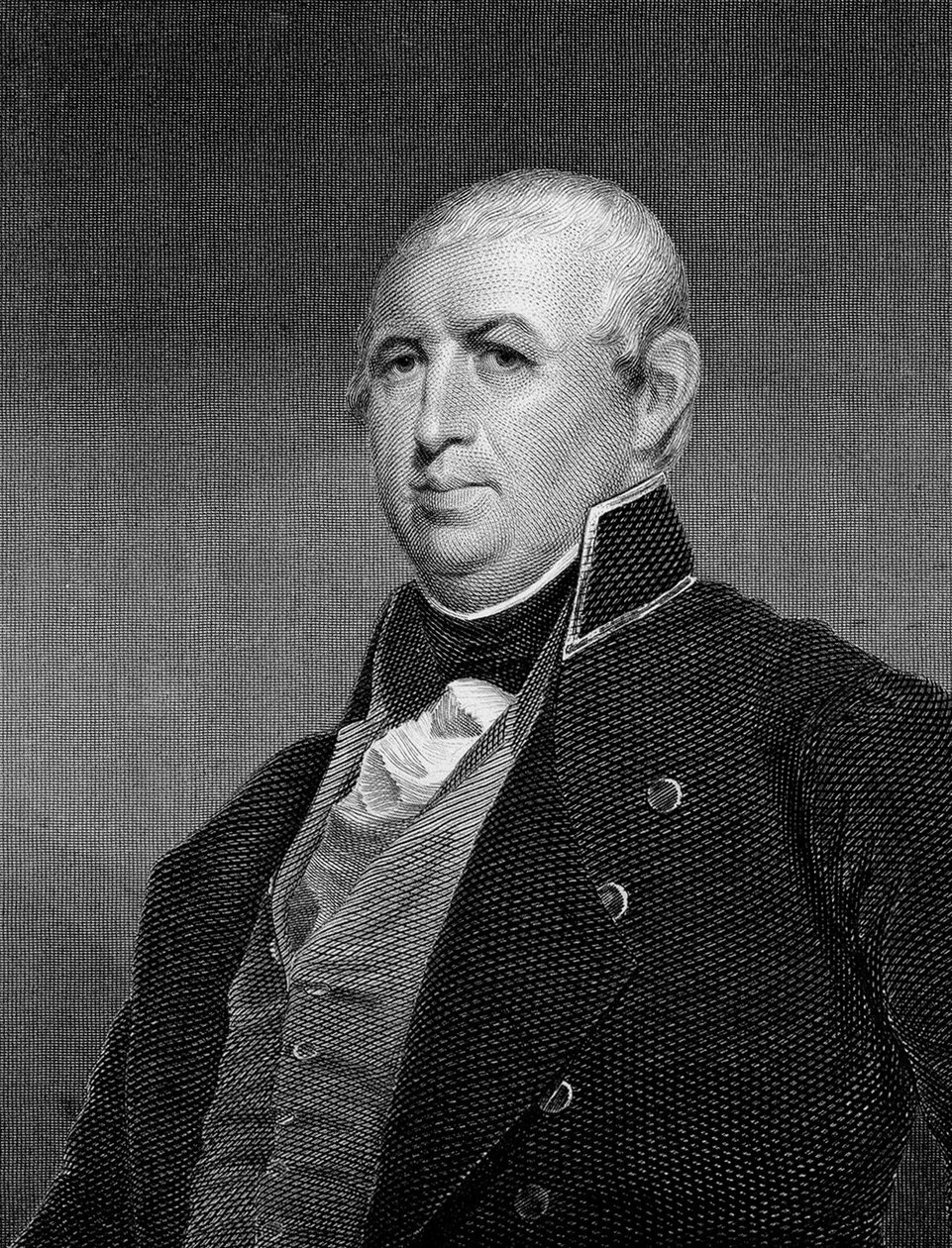 صورة لإسحاق شلبي (1750-1826) جندي أمريكي ورائد. بواسطة فنان غير معروف