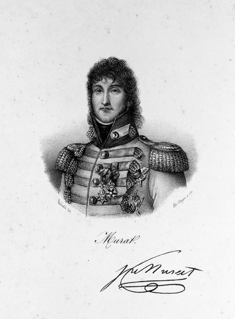 صورة يواكيم مراد (1767 - 1815) ، مارشال فرنسا ، ملك نابولي بواسطة فنان غير معروف