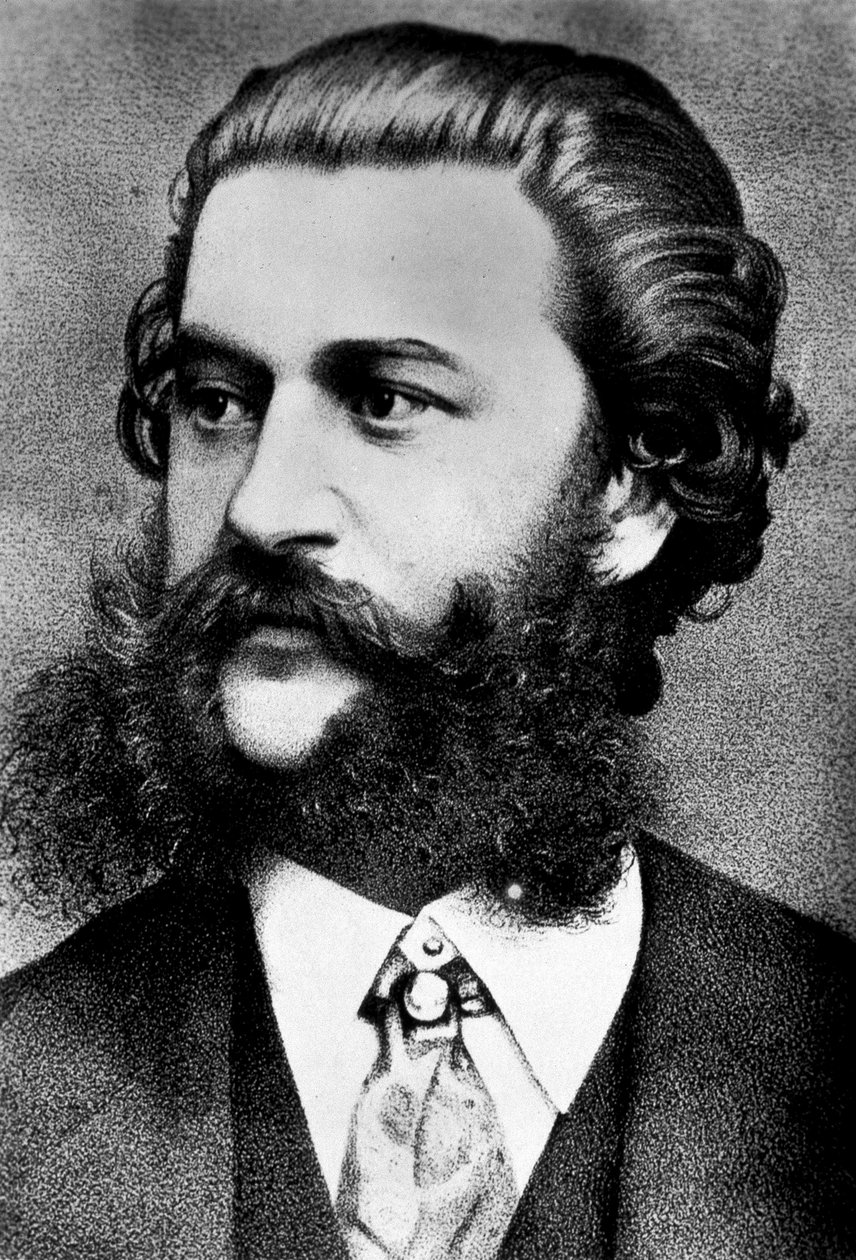صورة يوهان شتراوس (1825-1899). بواسطة فنان غير معروف