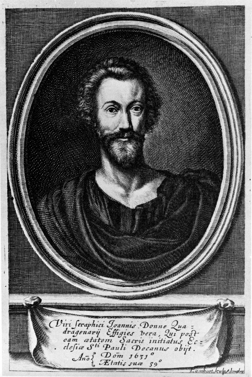 صورة لجون دون (1572-1631) شاعر إنجليزي. بواسطة فنان غير معروف