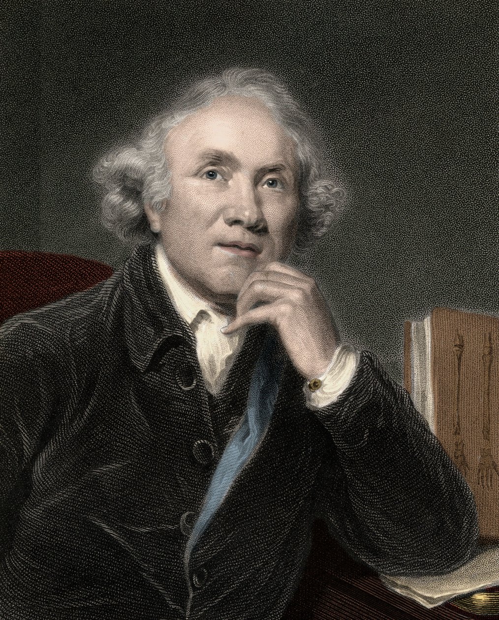 صورة لجون هانتر (1728-1793) الجراح الاسكتلندي بواسطة فنان غير معروف