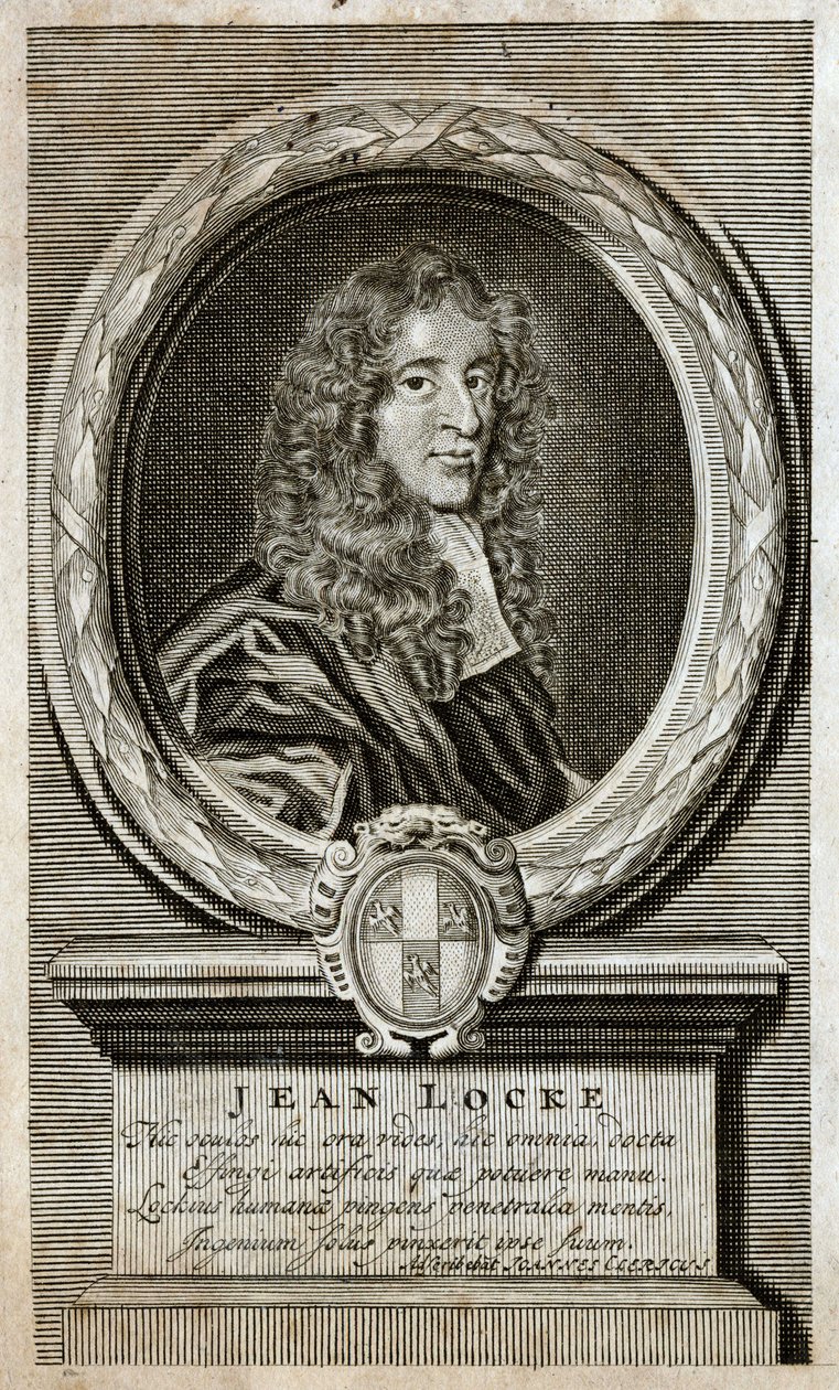 صورة جون لوك (1632 - 1704) ، الفيلسوف الإنجليزي. بواسطة فنان غير معروف