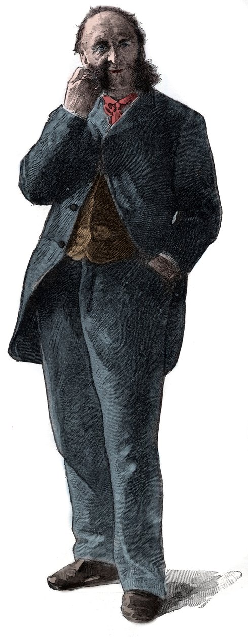 صورة لجول فيري (1832-1893) ، سياسي فرنسي بواسطة فنان غير معروف