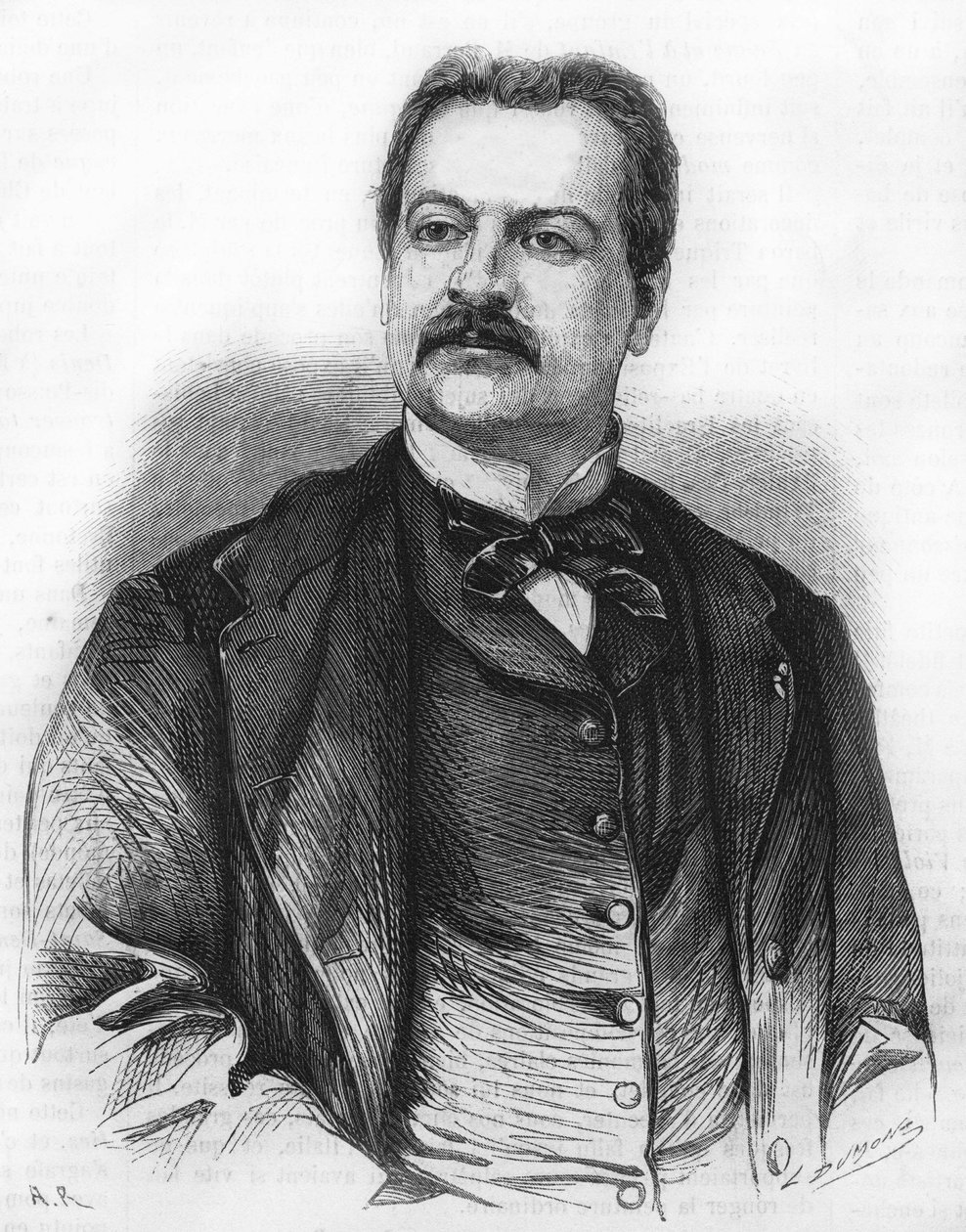 صورة لامبرت ثيبوست. مؤلف الدراما. 1826-1867. بواسطة فنان غير معروف