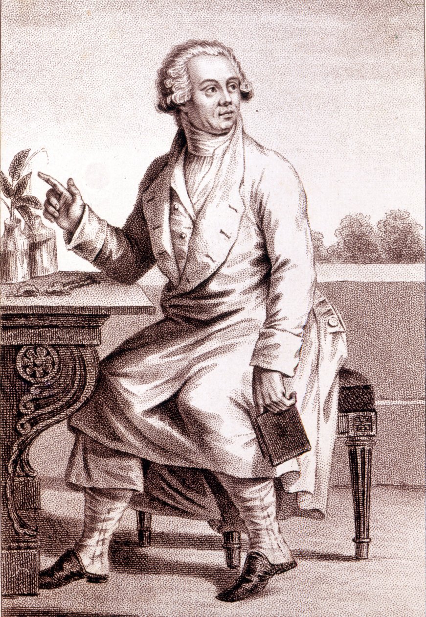 صورة لافوازييه (1743-1794). بواسطة فنان غير معروف