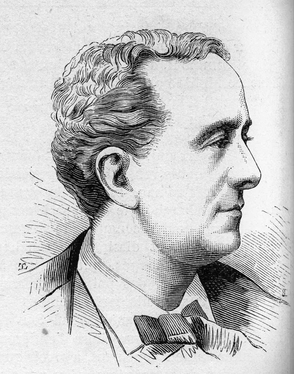 صورة لويس ديلوناي (1826-1903) ، الممثل الكوميدي الفرنسي ، عضو الكوميديا الفرنسية. نقش في "" Le Monde Illustré "" رقم 1168 بتاريخ 16 أغسطس 1879. بواسطة فنان غير معروف