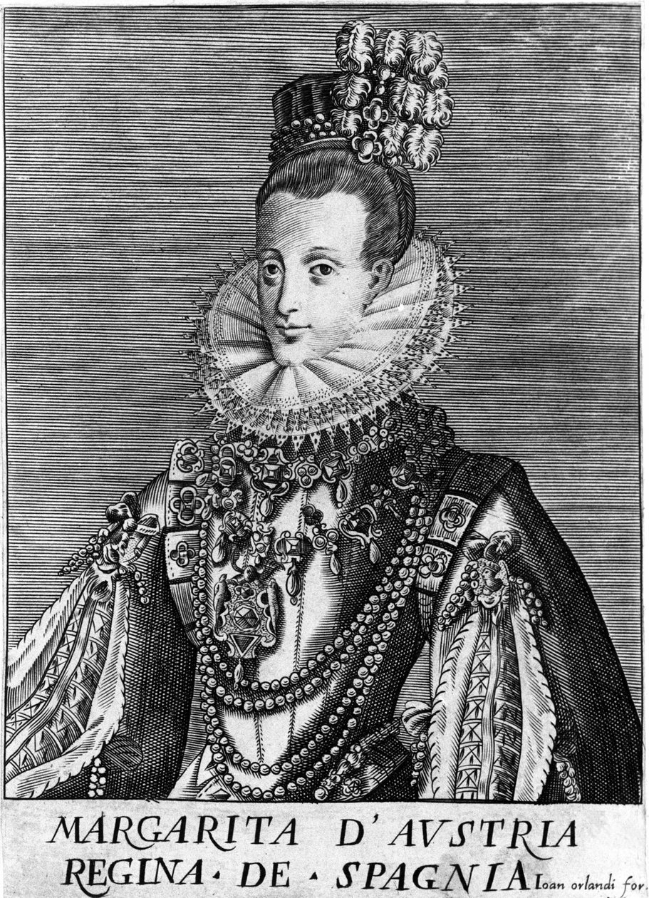 صورة لمارغريتا النمساوية (1480-1530) ، ابنة ماكسيميليان الأول. بواسطة فنان غير معروف