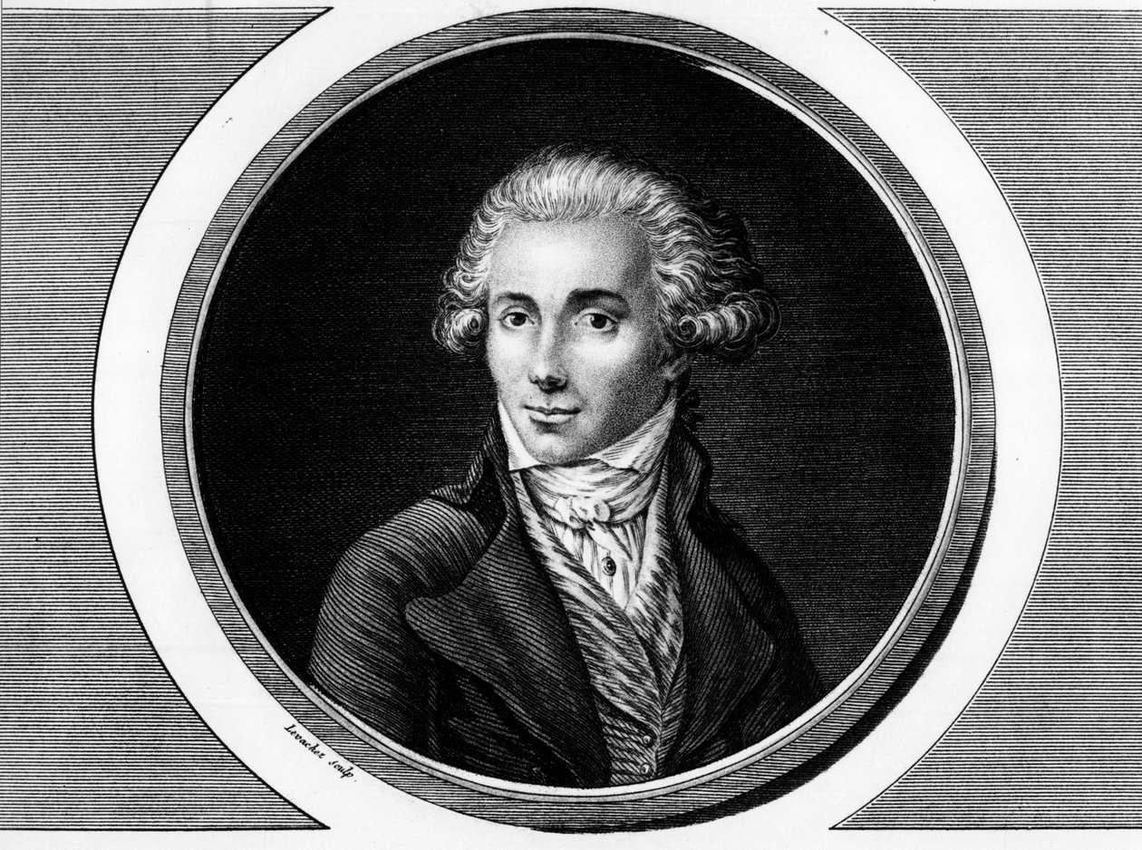 Portrait of Marguerite Elie Guadet, French politician (1758-1794). Engraving in “” Complete collection of historical paintings of the French revolution, in three volumes.””” 1804. بواسطة فنان غير معروف