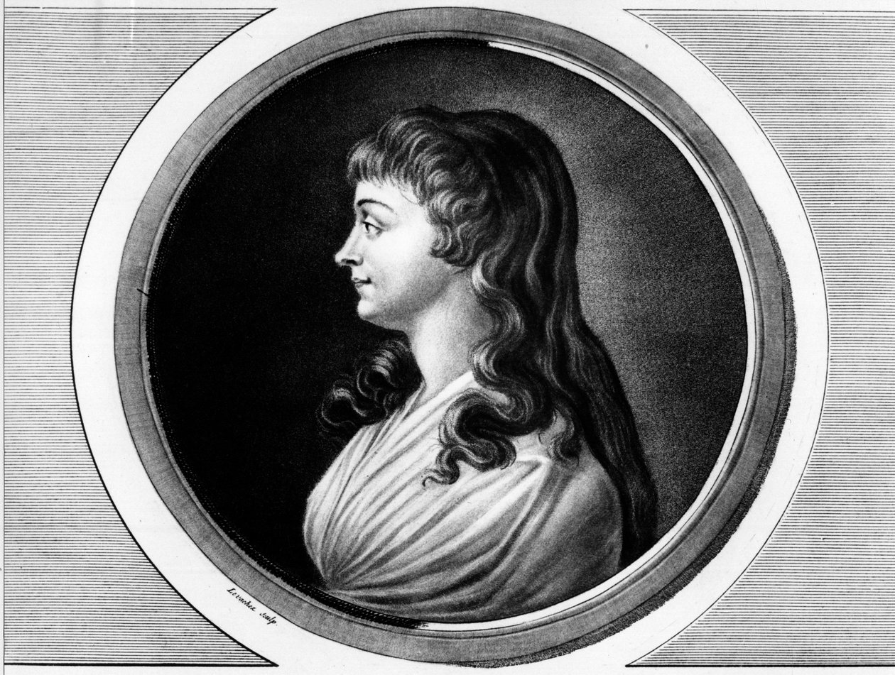 Portrait of Marie-Jeanne Phelippon, wife of Roland de La Platiere dit “” Madame Roland” (1754-1793). Engraving in “” Complete collection of historical paintings of the French revolution, in three volumes.””” 1804. بواسطة فنان غير معروف