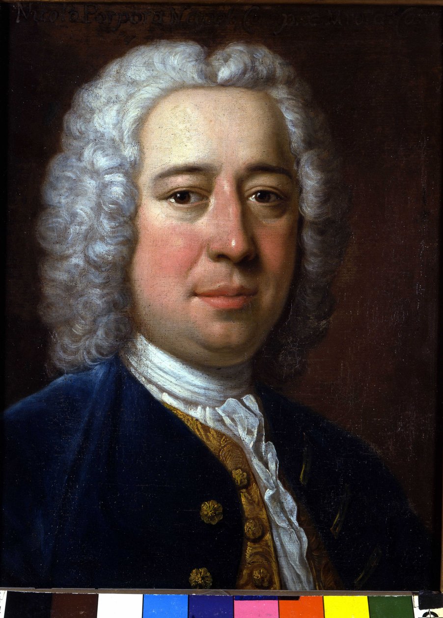 صورة لنيكولا أنطونيو بوربورا ، الملحن الإيطالي (1686-1768). لوحة مجهولة. بولونيا ، المعهد الموسيقي للموسيقى. بواسطة فنان غير معروف