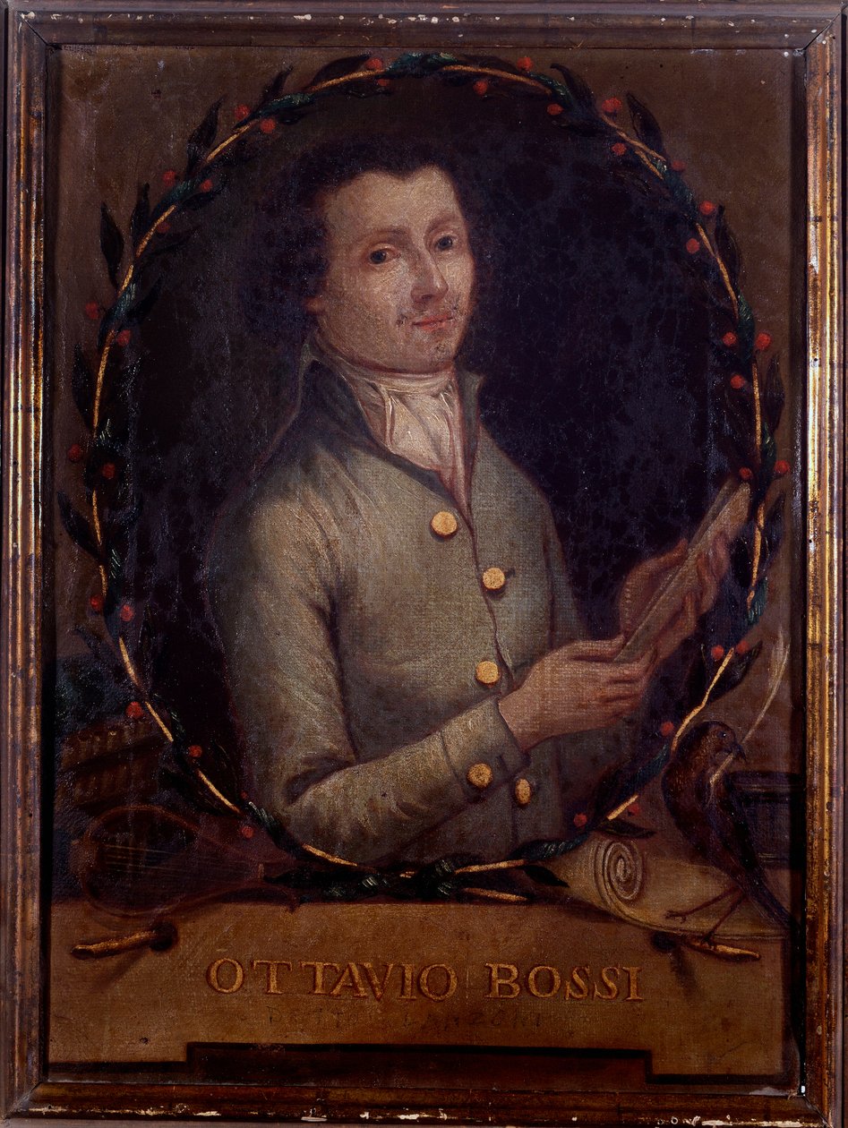 Portrait of Ottavio Bossi, Italian composer(painting بواسطة فنان غير معروف