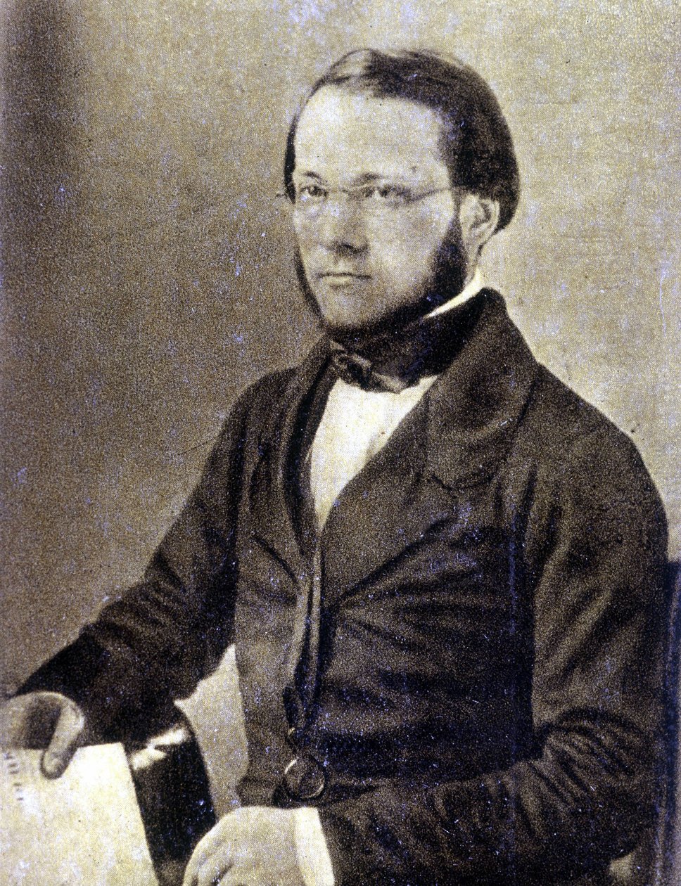 Portrait of Pasteur in 1852. بواسطة فنان غير معروف