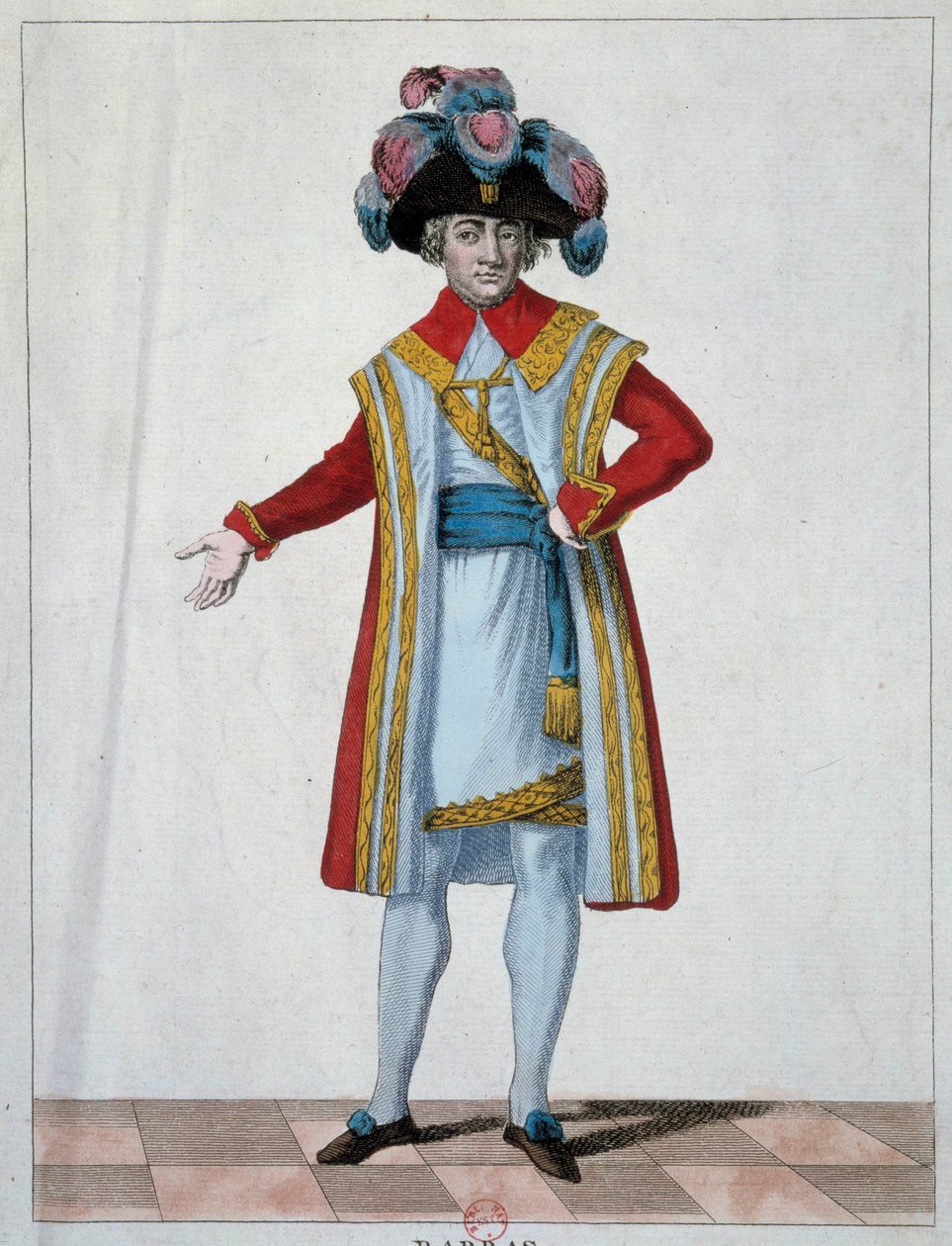 صورة شخصية لبول باراس (1755-1829) عضو المجلس التنفيذي. بواسطة فنان غير معروف