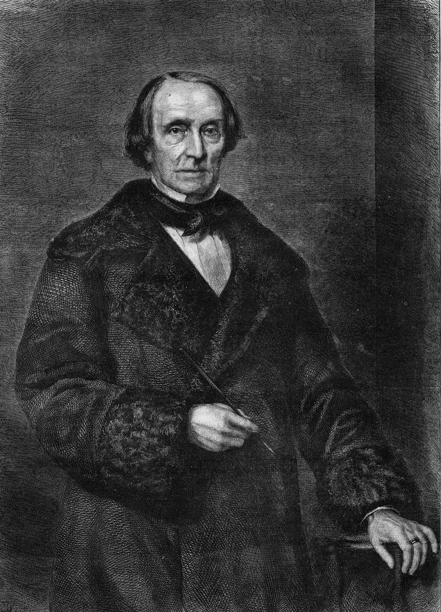 صورة بيتر فون كورنيليوس ، الرسام الألماني 1783 حتى 1867). بواسطة فنان غير معروف