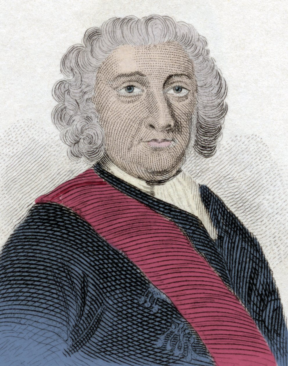 صورة للسير بيتر وارن (1703-1752) ، أميرال إنجليزي. بواسطة فنان غير معروف