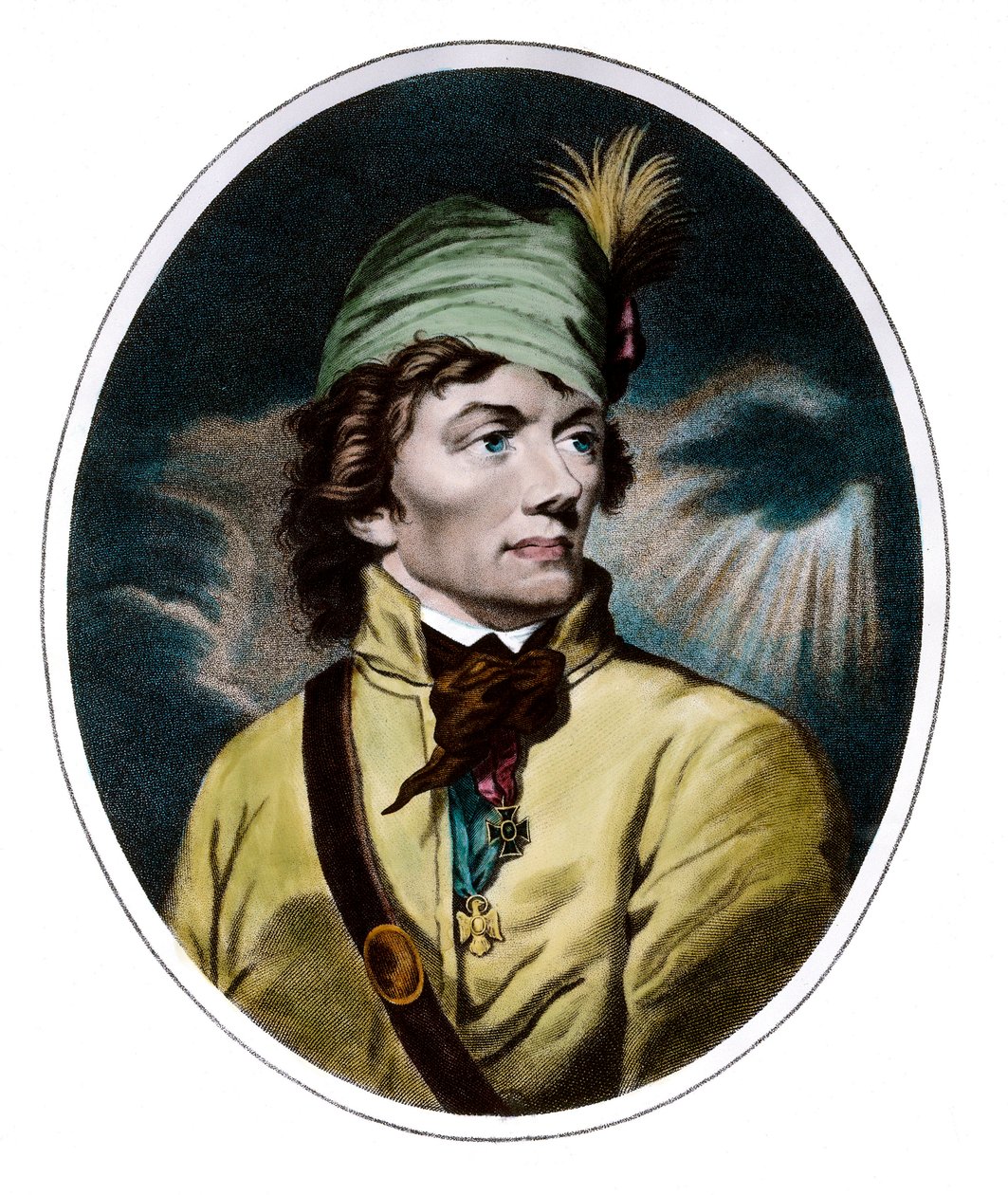 صورة لثاديوس (تاديوس) كوسيوسكو (كوسيوسكو) (1746 - 1817) أبطال عامون وبولنديون. نقش القرن الثامن عشر. مجموعة خاصة. بواسطة فنان غير معروف