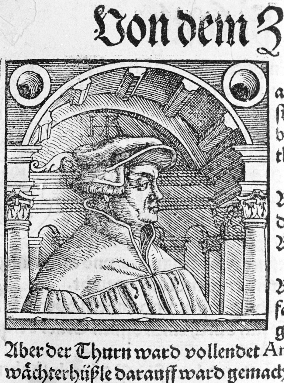 صورة أولريش زوينجلي (1484-1531) ، مصلح ديني سويسري. بواسطة فنان غير معروف