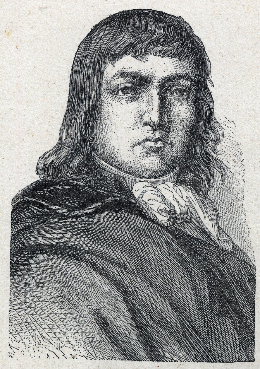 صورة لفنسنت دي تينتينياك (شوفالييه) (1764-1795) الجنرال شوان. بواسطة فنان غير معروف