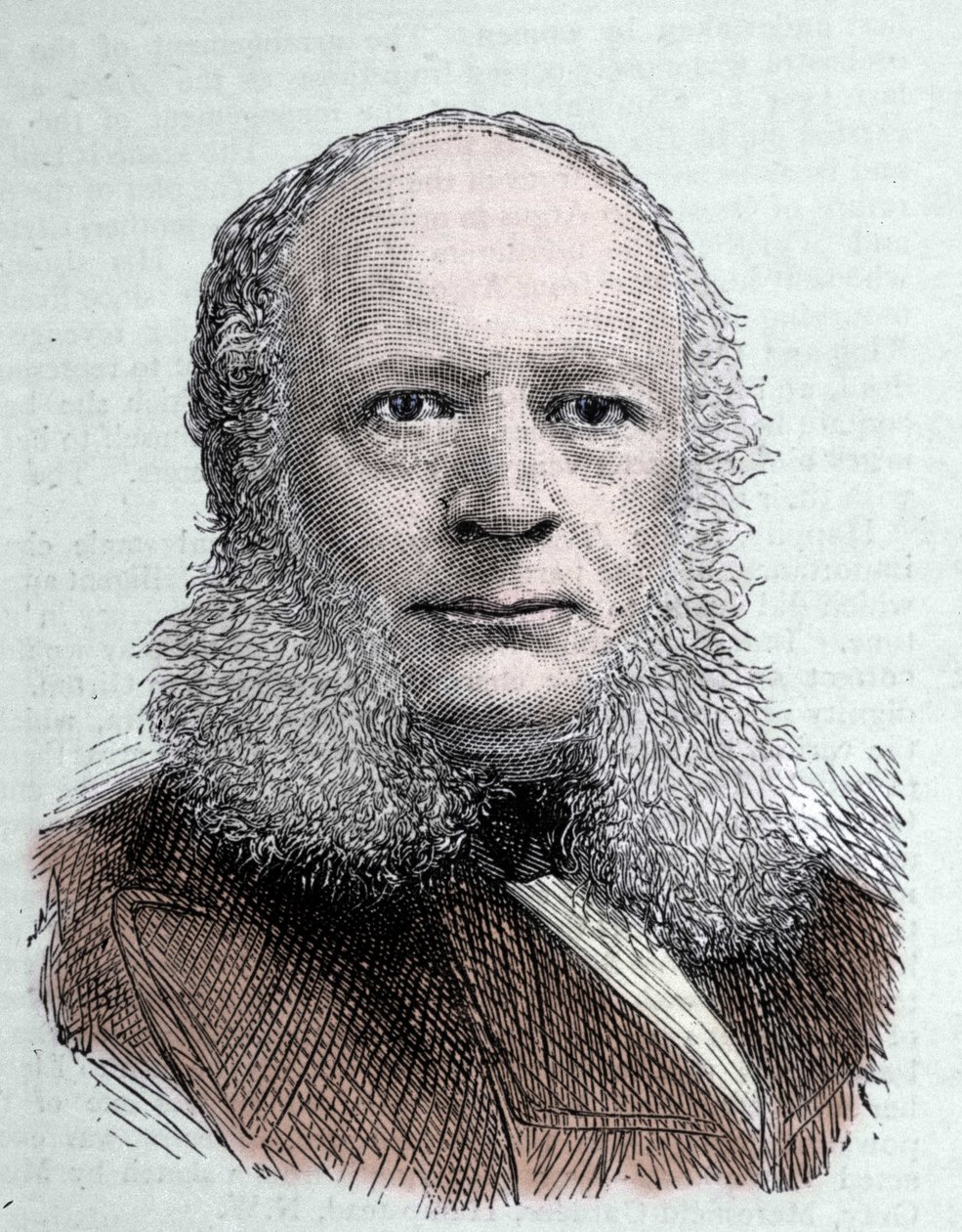 صورة لمهندس وصناعي ألماني فيرنر فون سيمنز (1816-1892). بواسطة فنان غير معروف