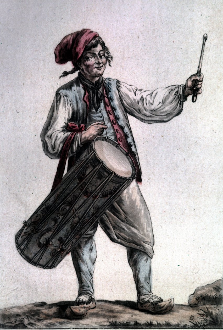 صورة من التينور الفرنسي أنطوان تريل (1736 - 1795) في دور Pêre la Joie في "The Harvesters" بواسطة André Modeste Grétry (1741 - 1813) ، باريس 1787 بواسطة فنان غير معروف